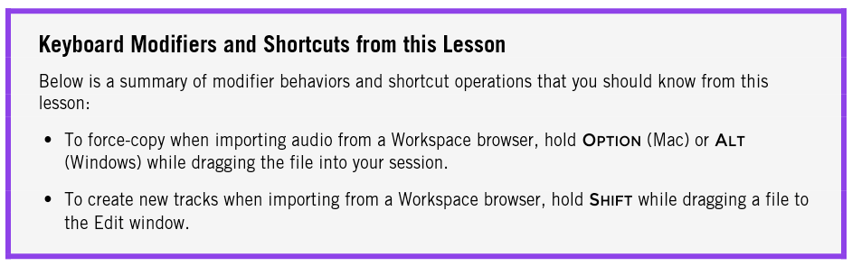 PT 101: Lesson 6: Importing and Working with Media: Review and Discussion Questions